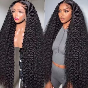 Peluca Rizada Natural 26” HD Lace 5x5 – Volumen y Definición Premium 200gr de cabello